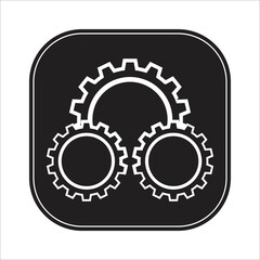 phone setting icon vector design template