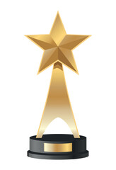 golden star trophy award