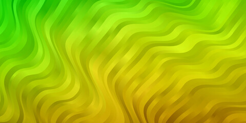 Light Green, Yellow vector pattern with lines.