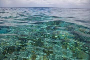Sea and sky in the Caribbean