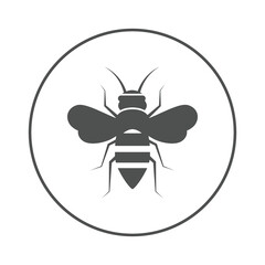 Wonderful flying bee wasp icon | Circle version icon |