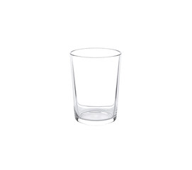 empty glass isolated on the white background