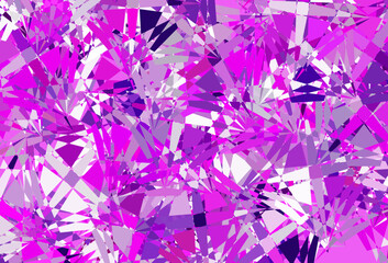 Light Purple, Pink vector background with polygonal forms.