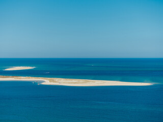 Panoramic view of dune of Pilat at Arcachon Burdeos France