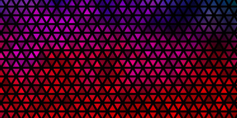 Light Pink, Green vector texture with triangular style.