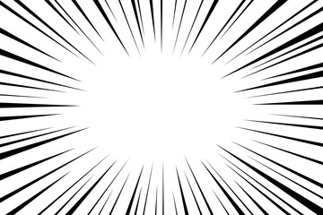 Fototapeta premium Comic Radial Speed Lines