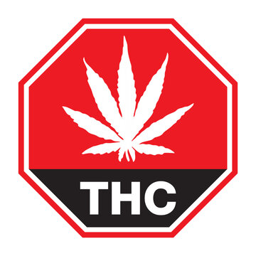 thc warning label sticker canadian cannabis warning symbol icon
