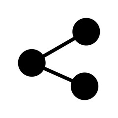 share icon or logo isolated sign symbol vector illustration - high quality black style vector icons
