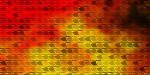 Light Red, Yellow vector template with rectangles.