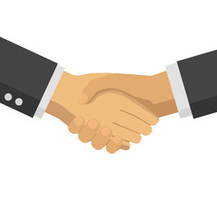 two business people shaking hands
