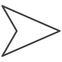 outline arrow icon