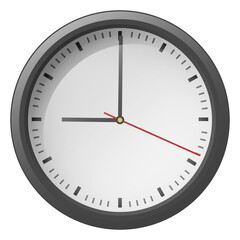 modern round clock