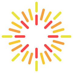 colorful firework icon