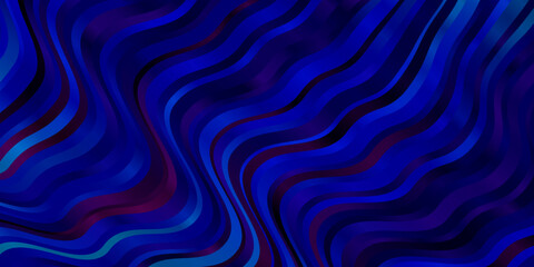 Light Blue, Red vector texture with wry lines.