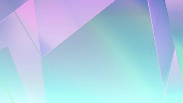 Geometric shapes and gradient abstract animation, 4k motion graphics dynamic background.