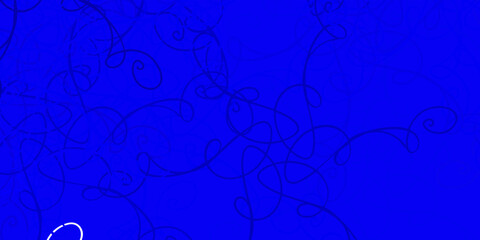 Light BLUE vector pattern with curved lines.