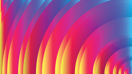 abstract background using a curved plane shape pattern with a variety of colors and gradations