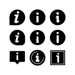 info icon or logo isolated sign symbol vector illustration - high quality black style vector icons
