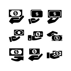 paying icon or logo isolated sign symbol vector illustration - high quality black style vector icons
