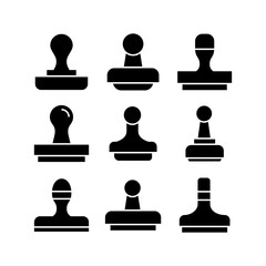 stamp icon or logo isolated sign symbol vector illustration - high quality black style vector icons
