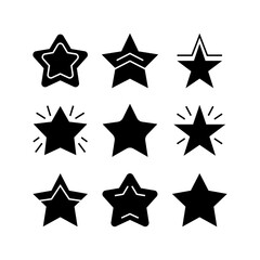 Obraz premium star icon or logo isolated sign symbol vector illustration - high quality black style vector icons 