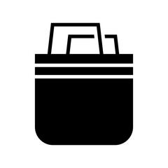 bag icon or logo isolated sign symbol vector illustration - high quality black style vector icons
