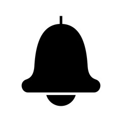 Fototapeta premium bell icon or logo isolated sign symbol vector illustration - high quality black style vector icons 