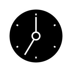 clock icon or logo isolated sign symbol vector illustration - high quality black style vector icons
