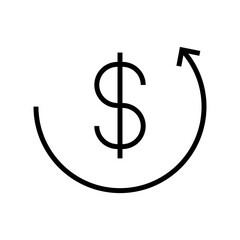 currency value icon or logo isolated sign symbol vector illustration - high quality black style vector icons
