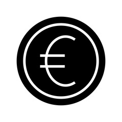 euro icon or logo isolated sign symbol vector illustration - high quality black style vector icons
