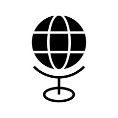 globe icon or logo isolated sign symbol vector illustration - high quality black style vector icons
