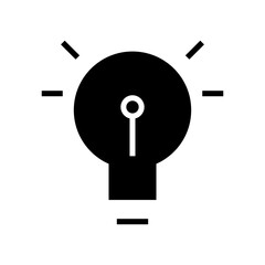 Idea icon or logo isolated sign symbol vector illustration - high quality black style vector icons
