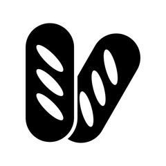loaf icon or logo isolated sign symbol vector illustration - high quality black style vector icons
