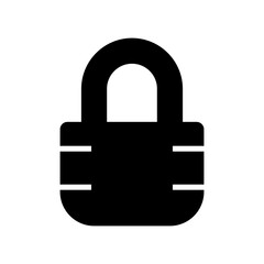 lock icon or logo isolated sign symbol vector illustration - high quality black style vector icons
