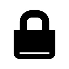 lock icon or logo isolated sign symbol vector illustration - high quality black style vector icons
