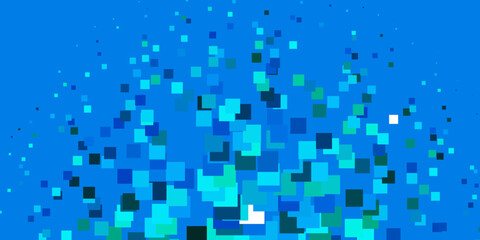 Light BLUE vector pattern in square style.