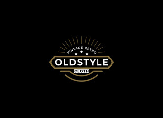 Vintage Retro Old Style Logo Design Inspiration.	
