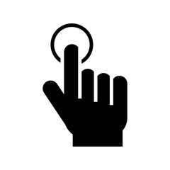 touch icon or logo isolated sign symbol vector illustration - high quality black style vector icons

