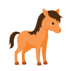 Cute horse icon