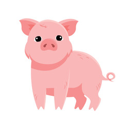 Cute pig icon
