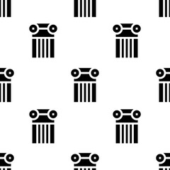 Single Column pattern. Column concept. filled trendy Vector seamless Pattern, background, wallpaper