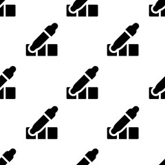Single Eyedropper pattern. Eyedropper concept. filled trendy Vector seamless Pattern, background, wallpaper