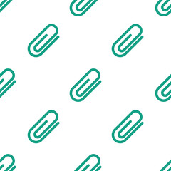 Single attachment pattern. attachment concept. flat trendy Vector seamless Pattern, background, wallpaper