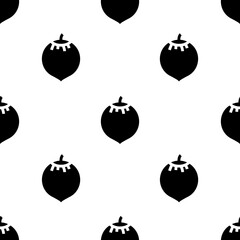 Single Coconut pattern. Coconut concept. filled trendy Vector seamless Pattern, background, wallpaper