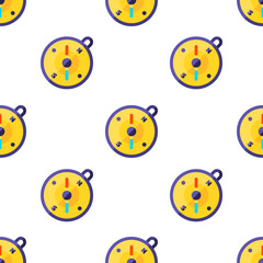 Naklejka premium Single compass pattern. compass concept. flat trendy Vector seamless Pattern, background, wallpaper