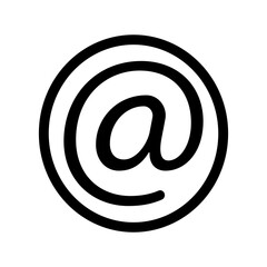 Email symbol for concept design. Business concept. Vector illustration. stock image.