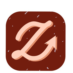 Ransom Note Alphabet Z