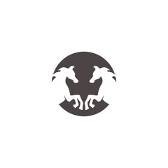 horse icon vector illustration