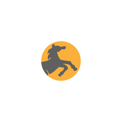 Fototapeta premium horse icon vector illustration