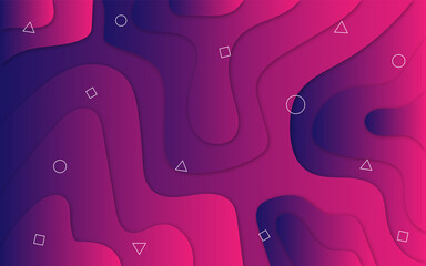 Dark purple abstract wave background